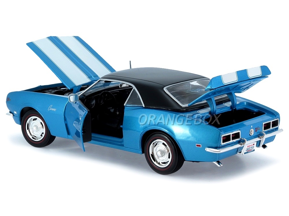 Chevrolet Camaro Z/28 Coupe 1968 1:18 Maisto Azul - 20 anos! Loja